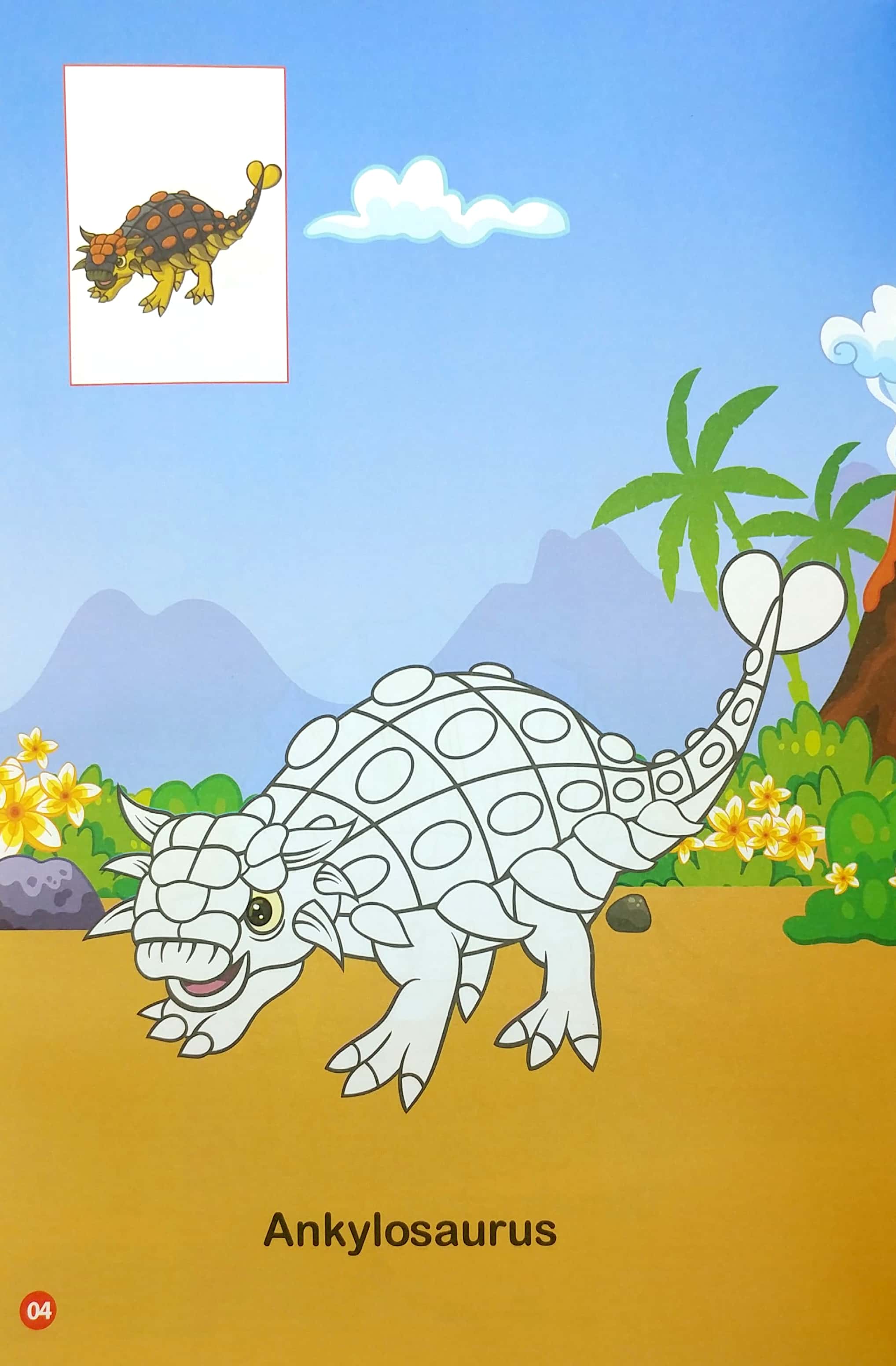 bộ tô màu thế giới khủng long dinosaurs 1