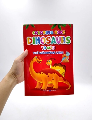 bộ tô màu thế giới khủng long dinosaurs 2