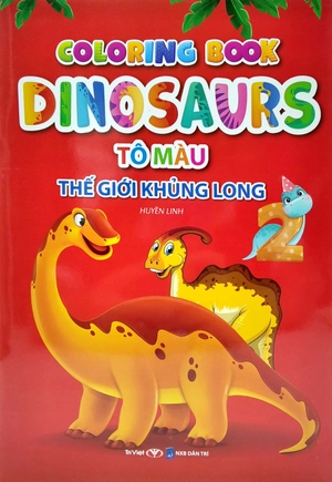 bộ tô màu thế giới khủng long dinosaurs 2