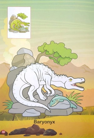 bộ tô màu thế giới khủng long dinosaurs 2