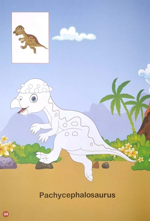 bộ tô màu thế giới khủng long dinosaurs 2