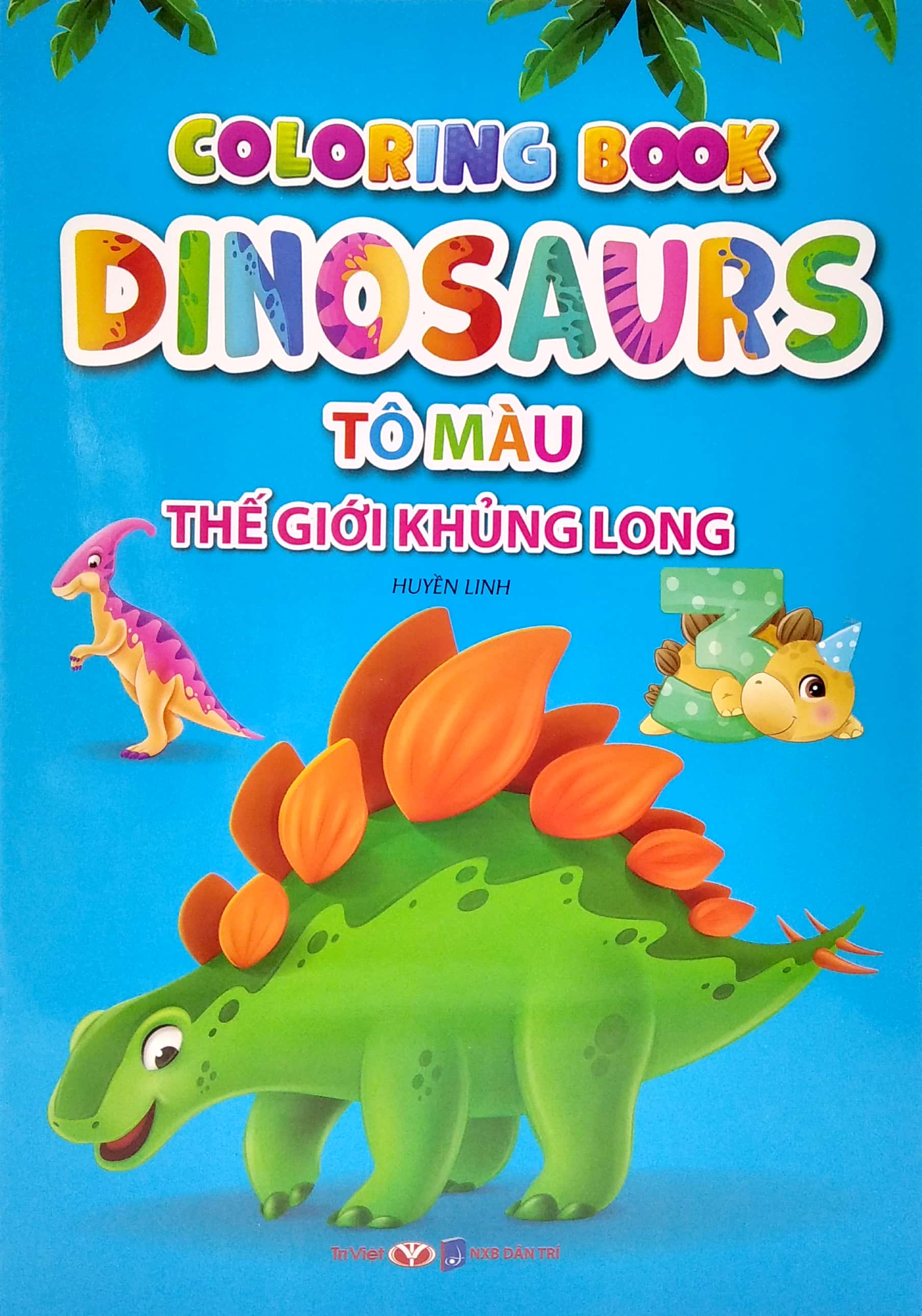 bộ tô màu thế giới khủng long dinosaurs 3