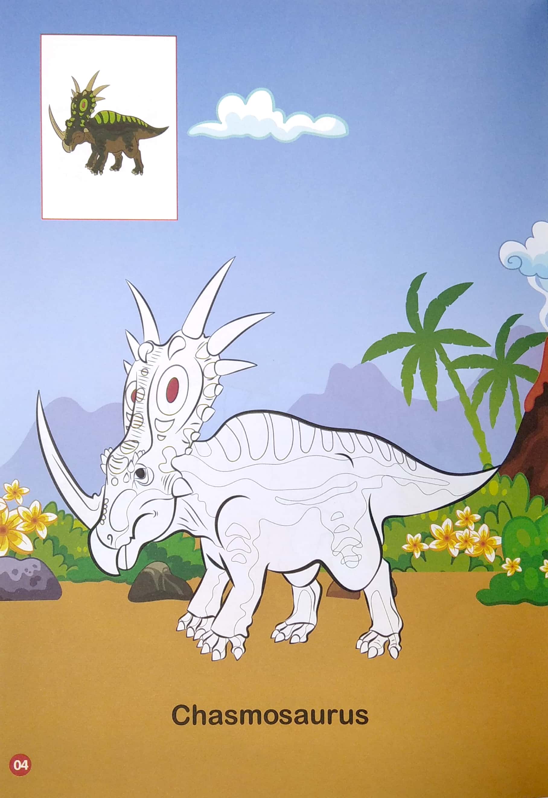 bộ tô màu thế giới khủng long dinosaurs 3