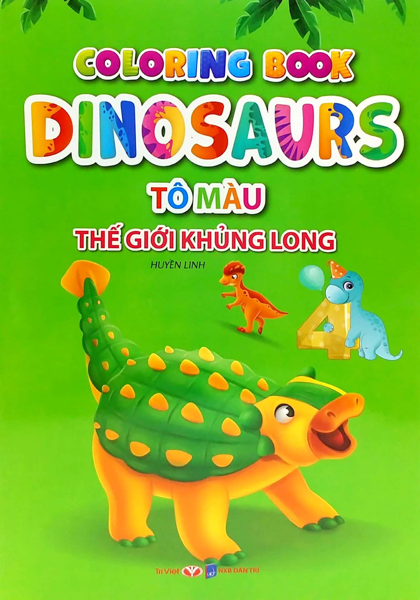 bộ tô màu thế giới khủng long dinosaurs 4