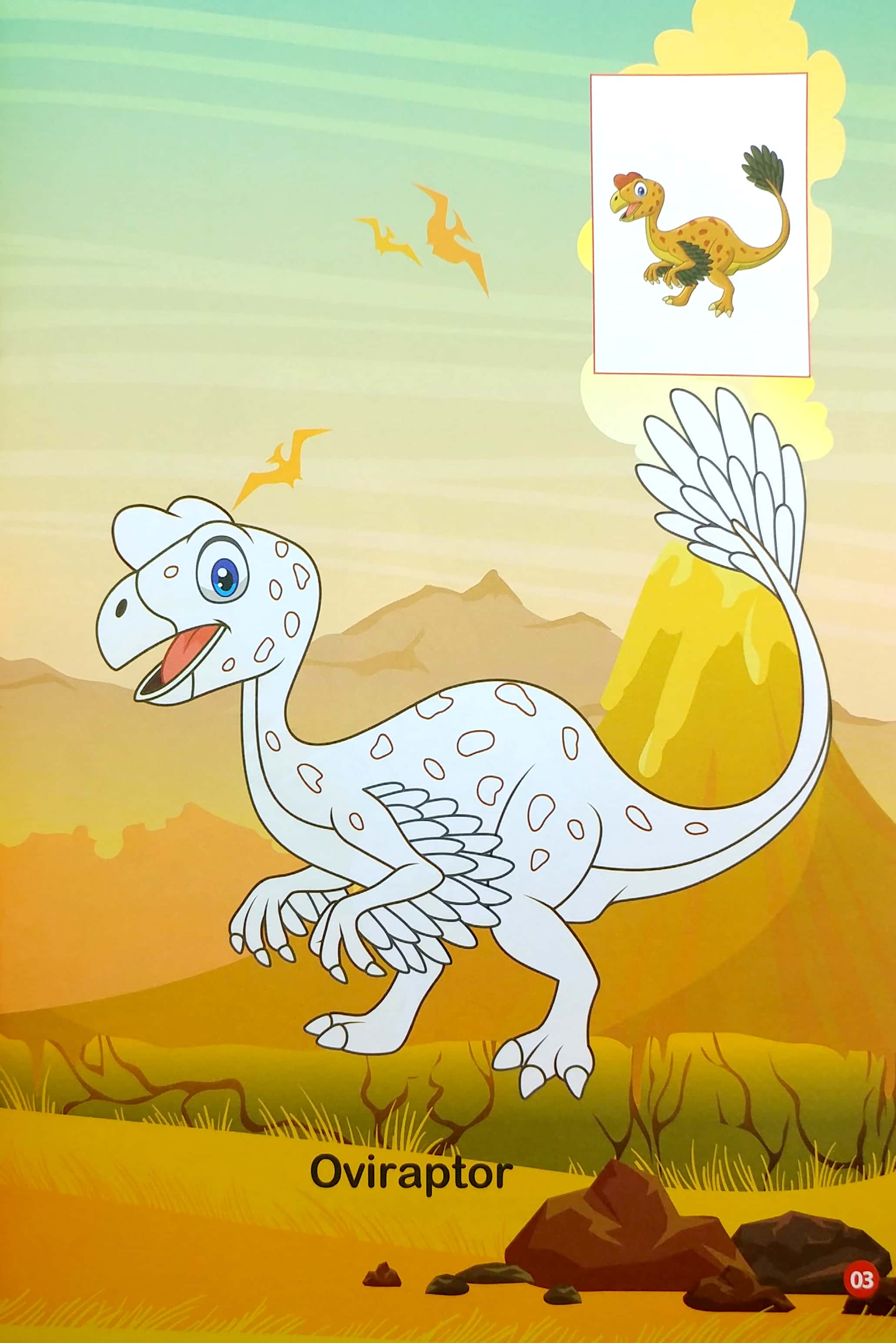 bộ tô màu thế giới khủng long dinosaurs 4