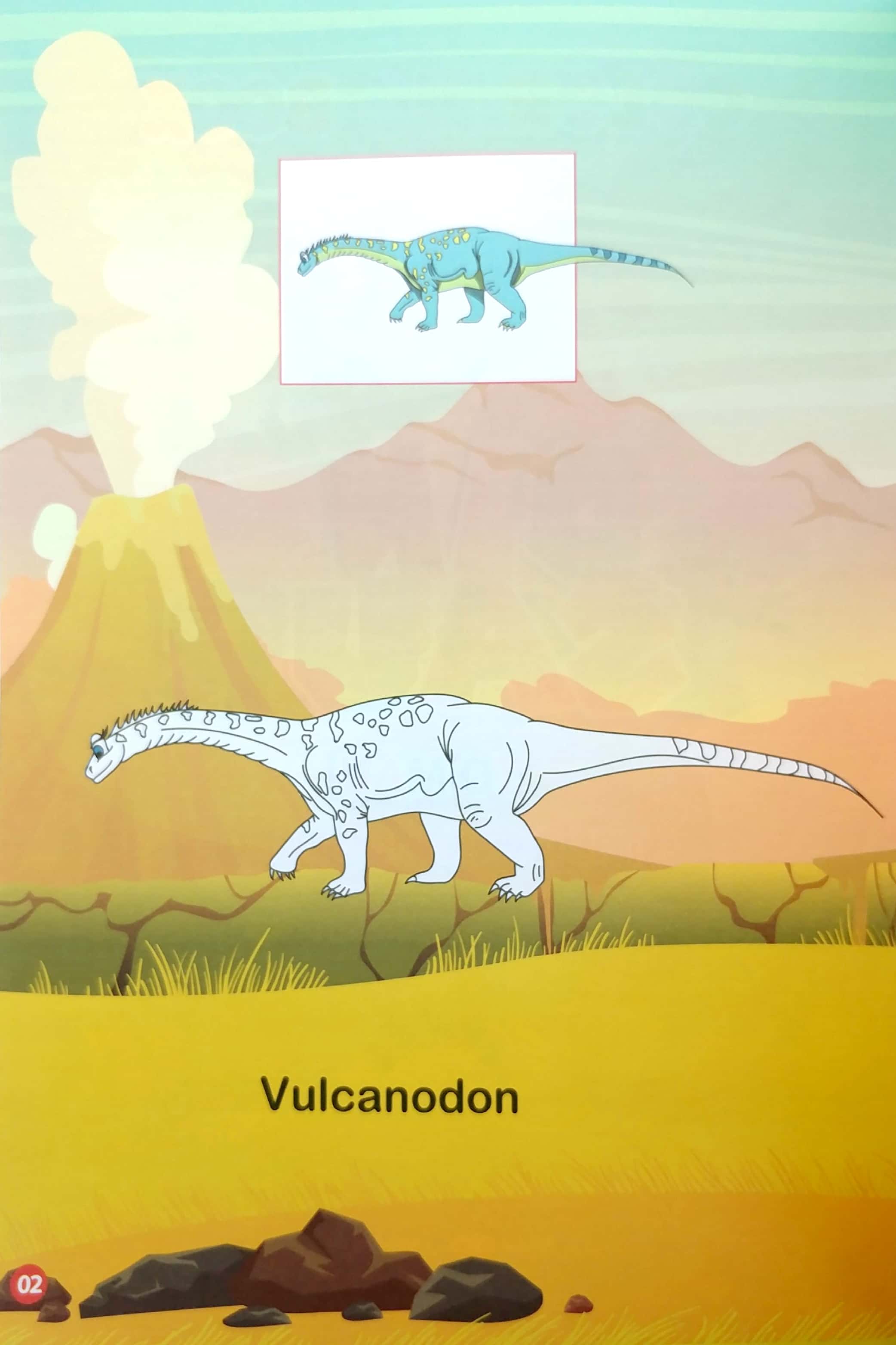 bộ tô màu thế giới khủng long dinosaurs 5