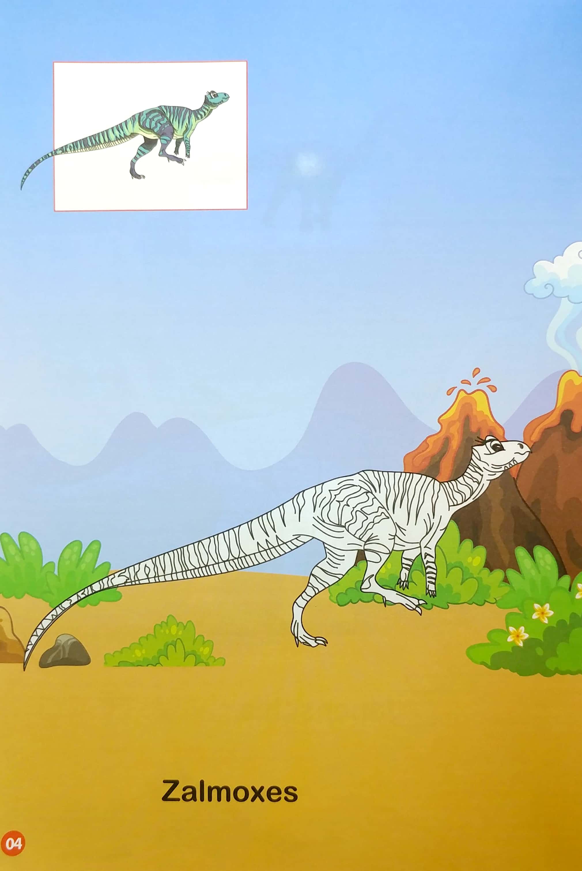 bộ tô màu thế giới khủng long dinosaurs 5