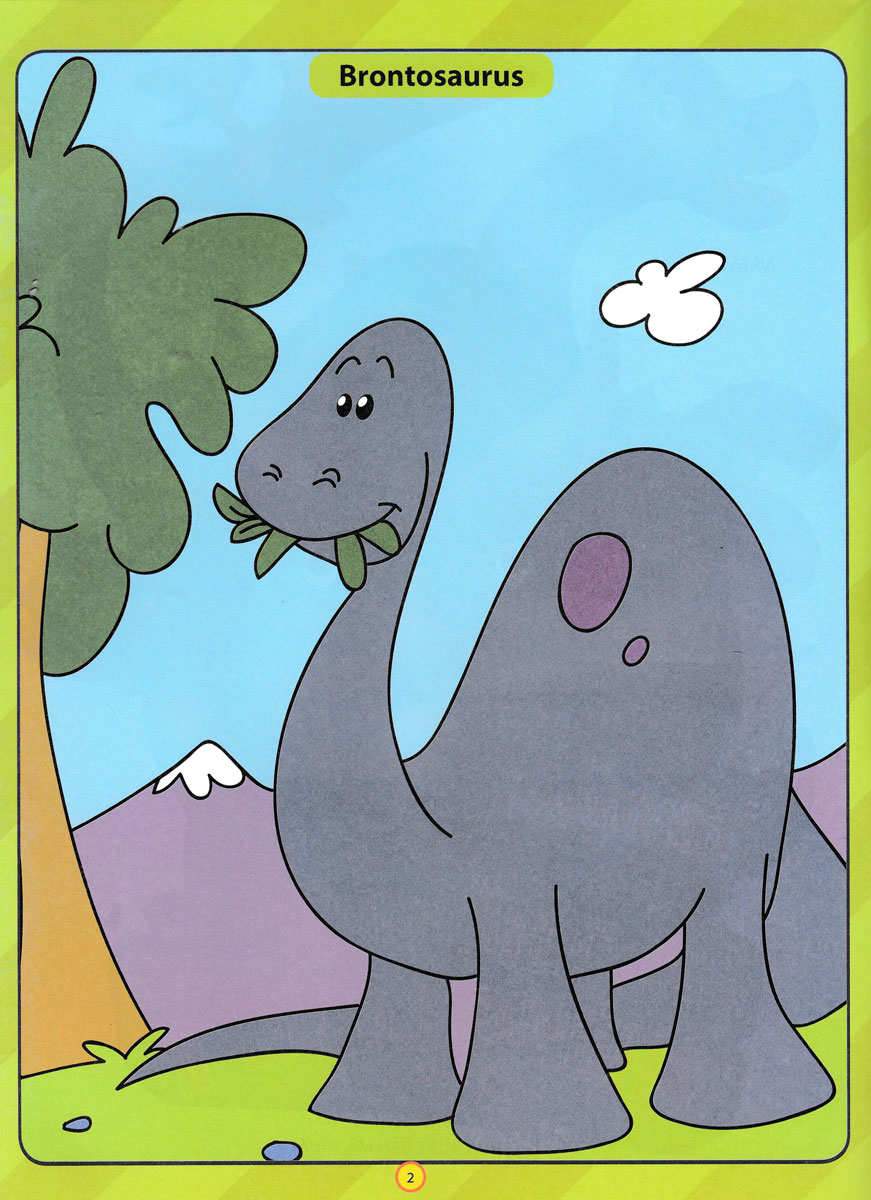 bộ tô màu thế giới khủng long - tập 1