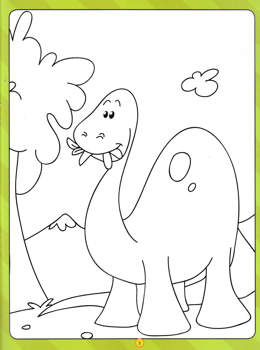 bộ tô màu thế giới khủng long - tập 1