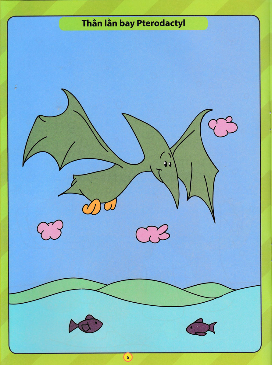 bộ tô màu thế giới khủng long - tập 1