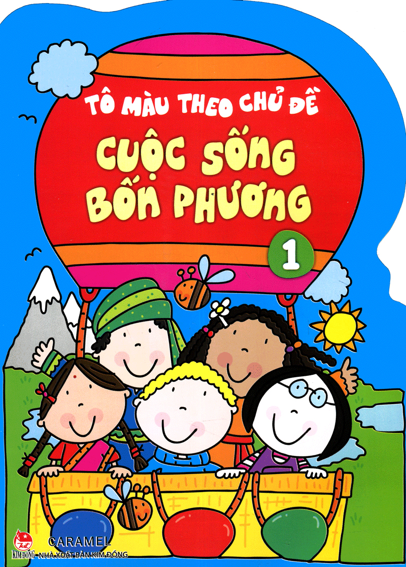 bộ tô màu theo chủ đề - cuộc sống bốn phương - tập 1