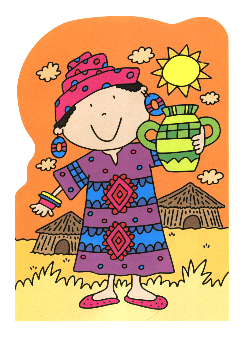 bộ tô màu theo chủ đề - cuộc sống bốn phương - tập 1