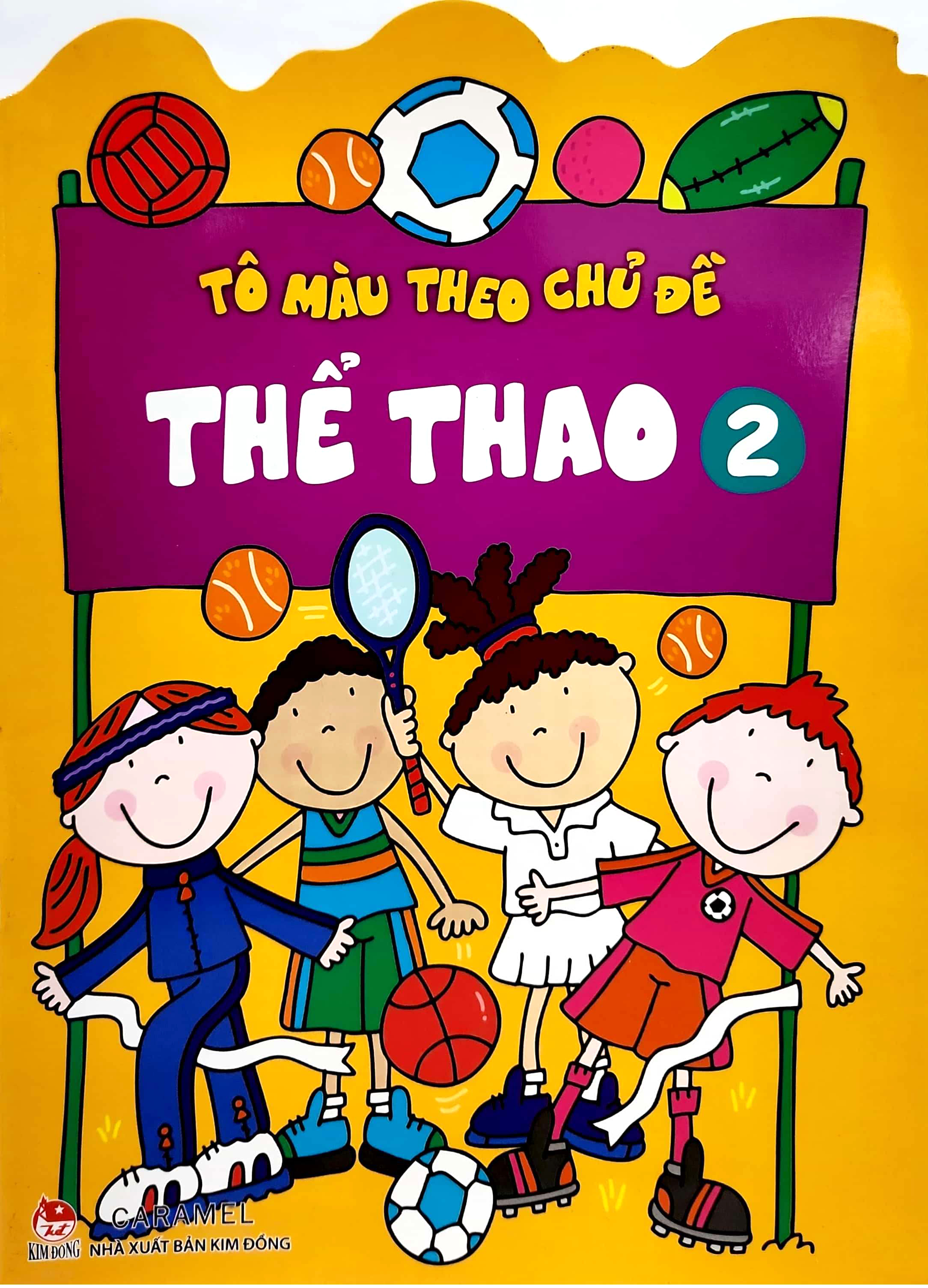bộ tô màu theo chủ đề - thể thao - tập 2