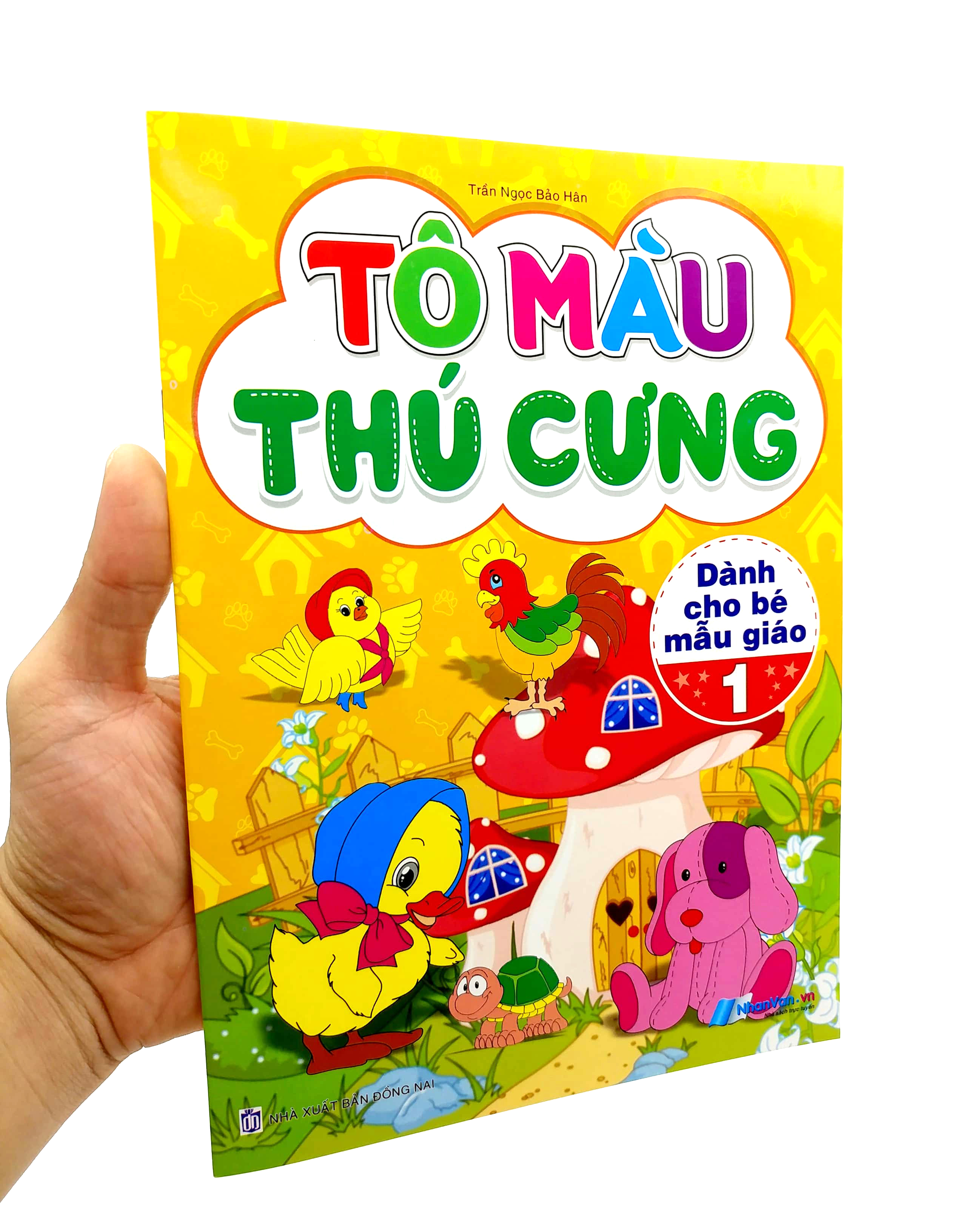 bộ tô màu thú cưng - tập 1 (dành cho bé mẫu giáo)