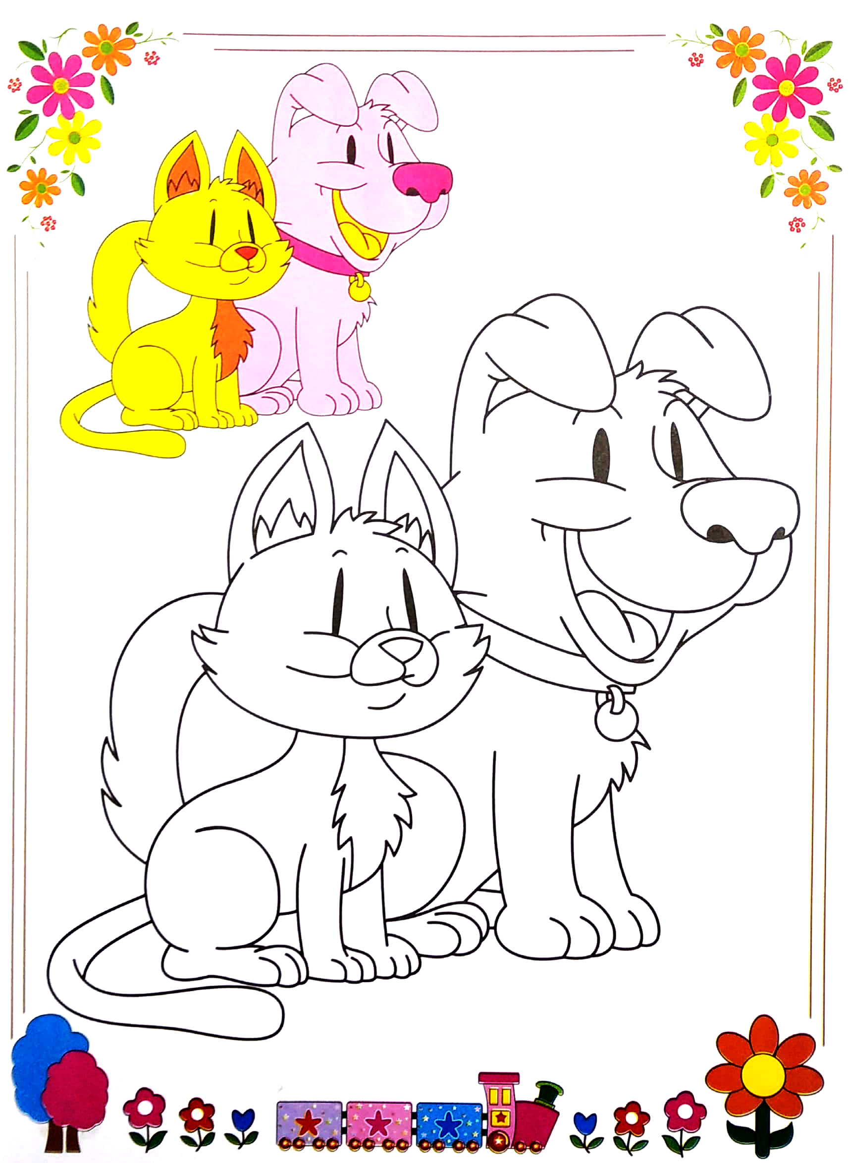 bộ tô màu thú cưng - tập 3 (dành cho bé mẫu giáo)