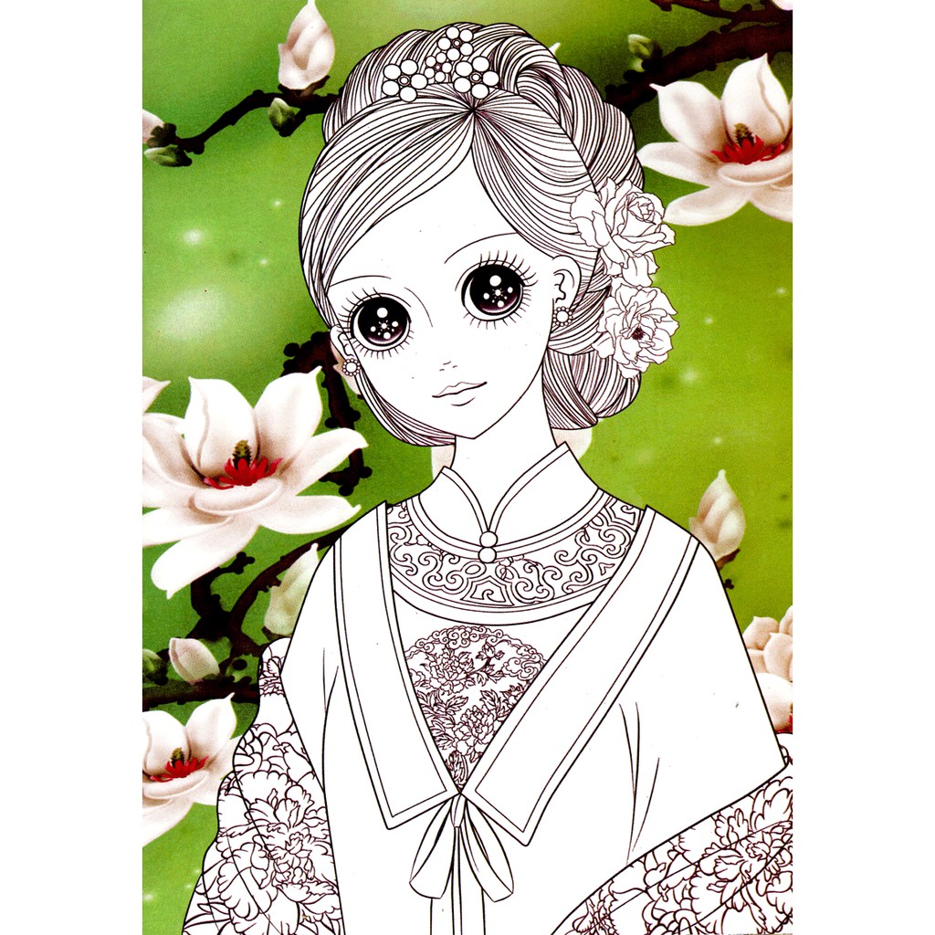 bộ tô màu trang phục công chúa 10 (tái bản)