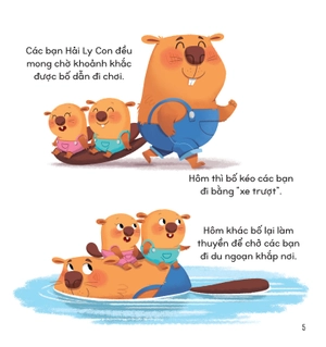 bố tớ tuyệt vời nhất - ngôi nhà ấm áp của hải ly bố
