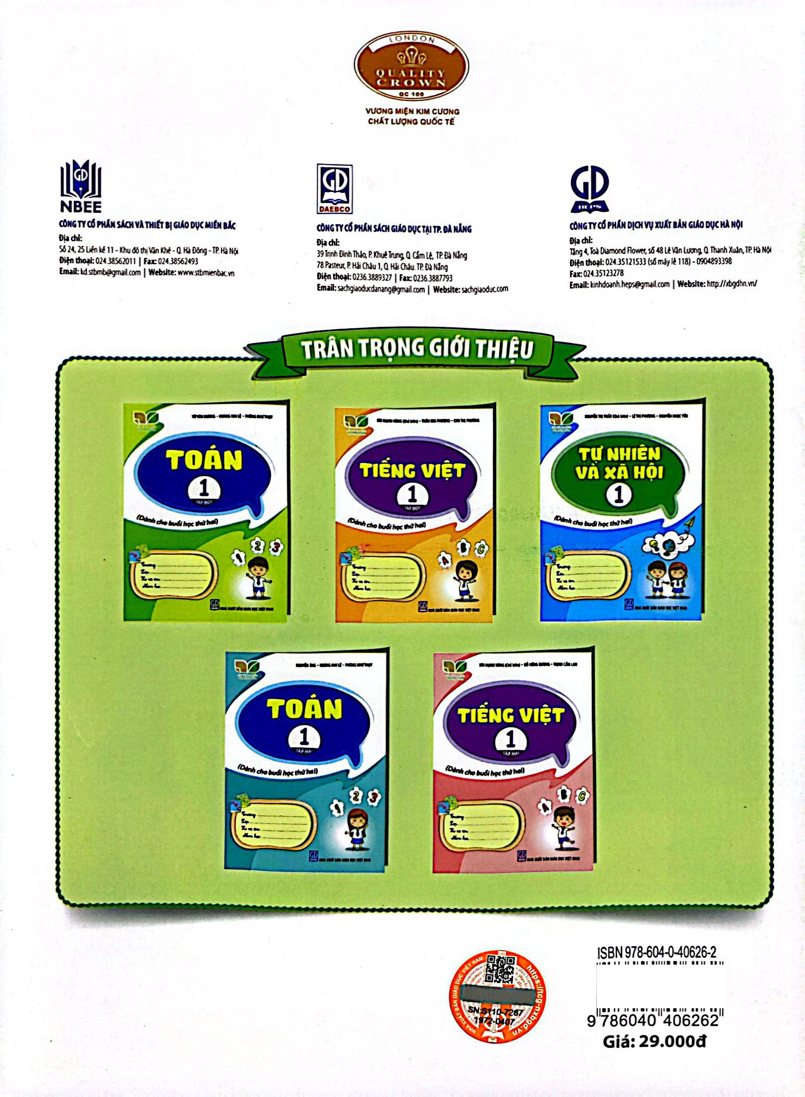 Bo
						
										
										Toan 1 - Tap 1 (Ket Noi) (Danh Cho Buoi Hoc Thu Hai)