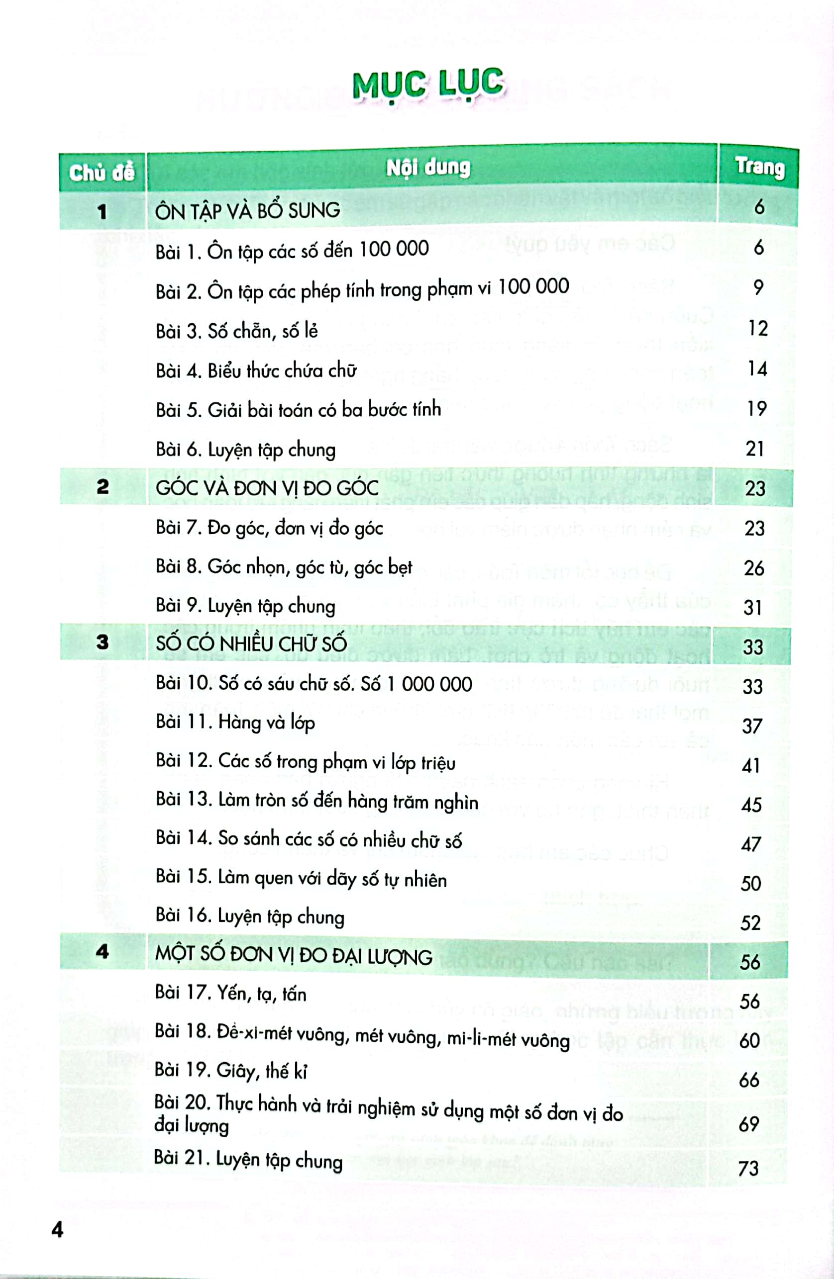 bộ toán 4 - tập 1 (kết nối tri thức) (chuẩn)