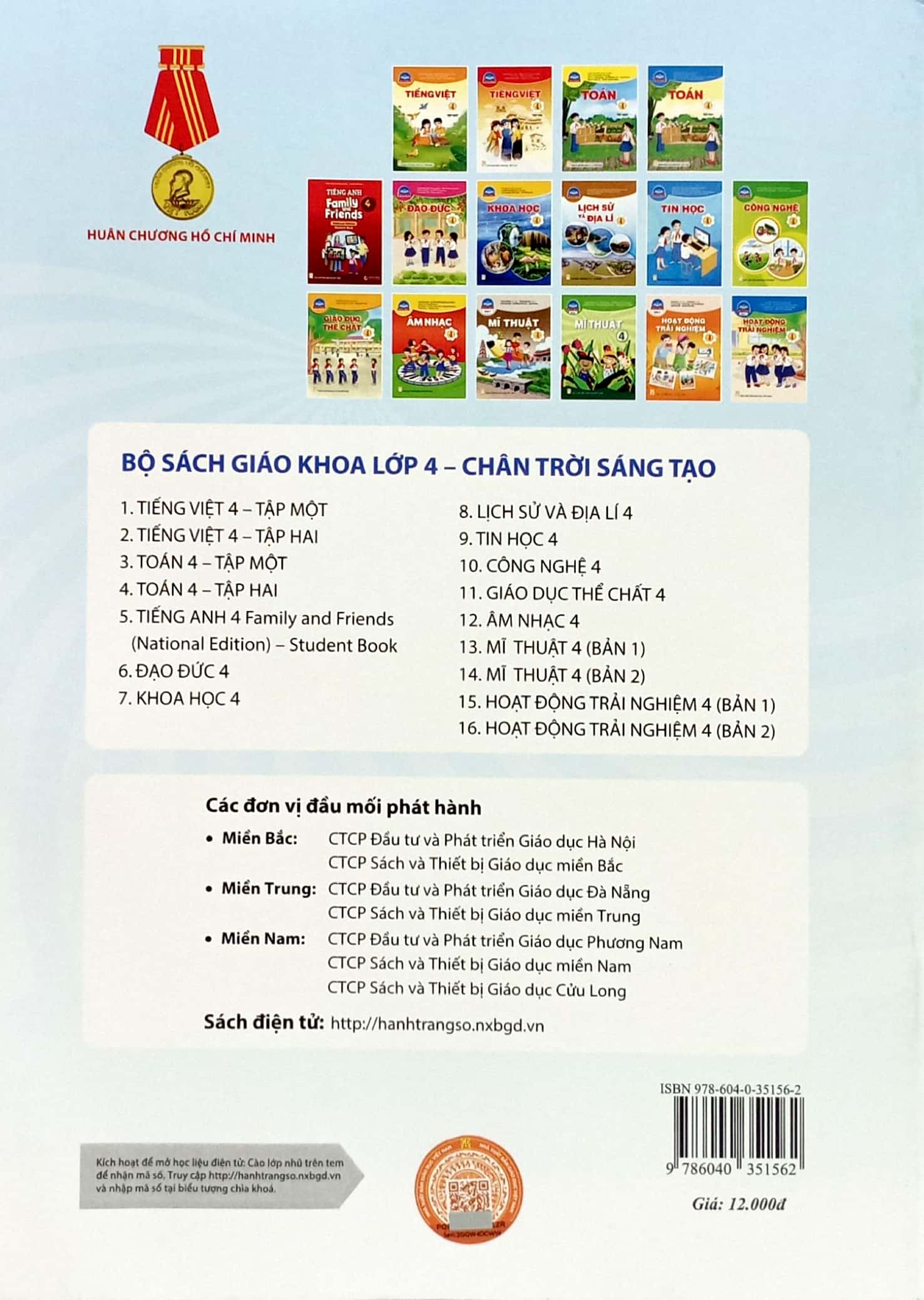 bộ toán 4 - tập 2 (chân trời sáng tạo) (chuẩn)