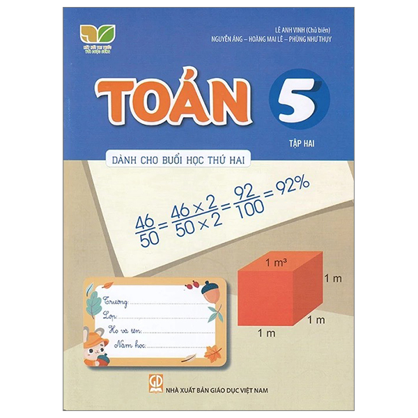 Bo
Toan 5 - Tap 2 (Ket Noi) (Danh Cho Buoi Hoc Thu Hai)