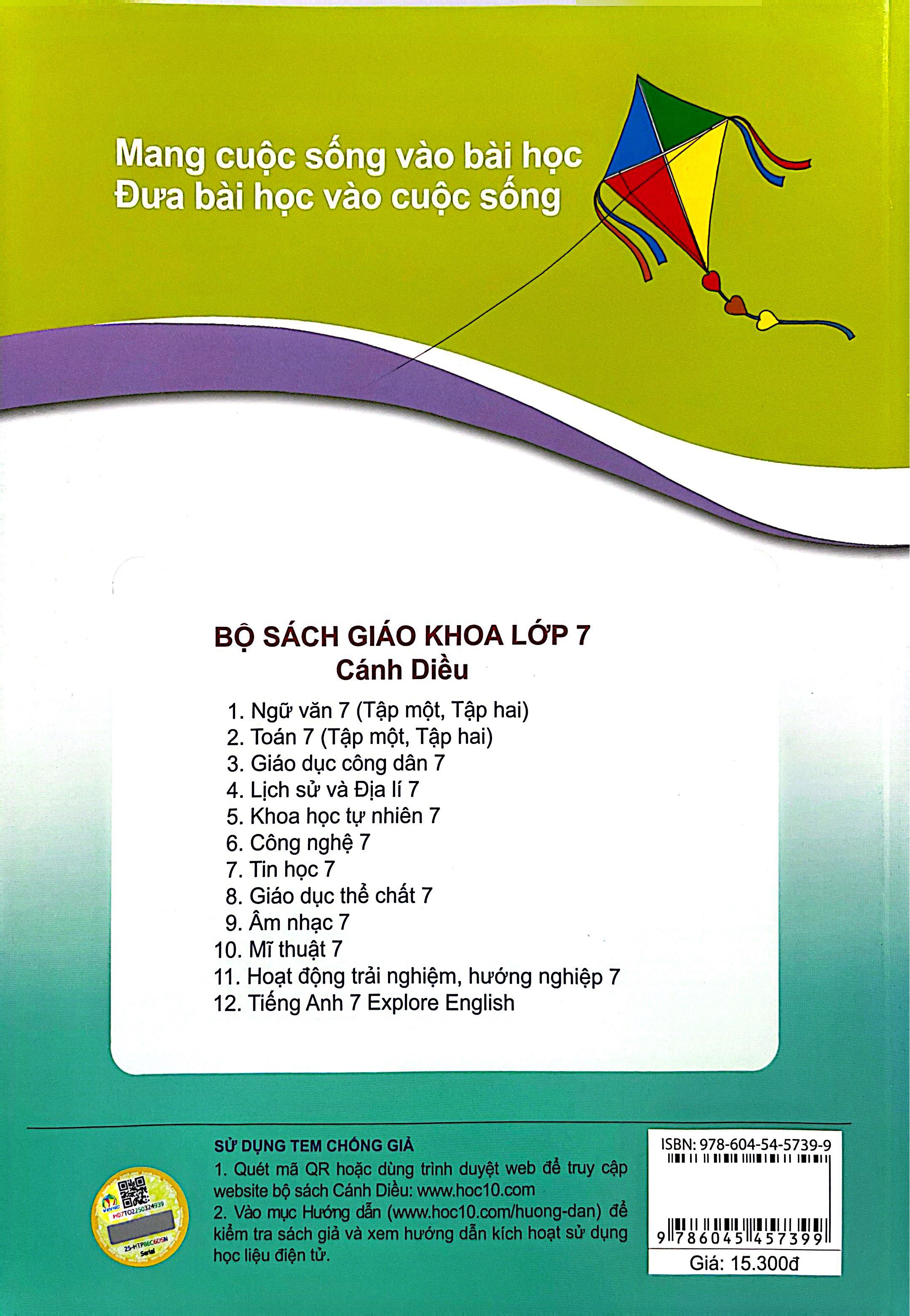 Bộ
						
										
										Toán 7 - Tập 2 (Cánh Diều) (Chuẩn)