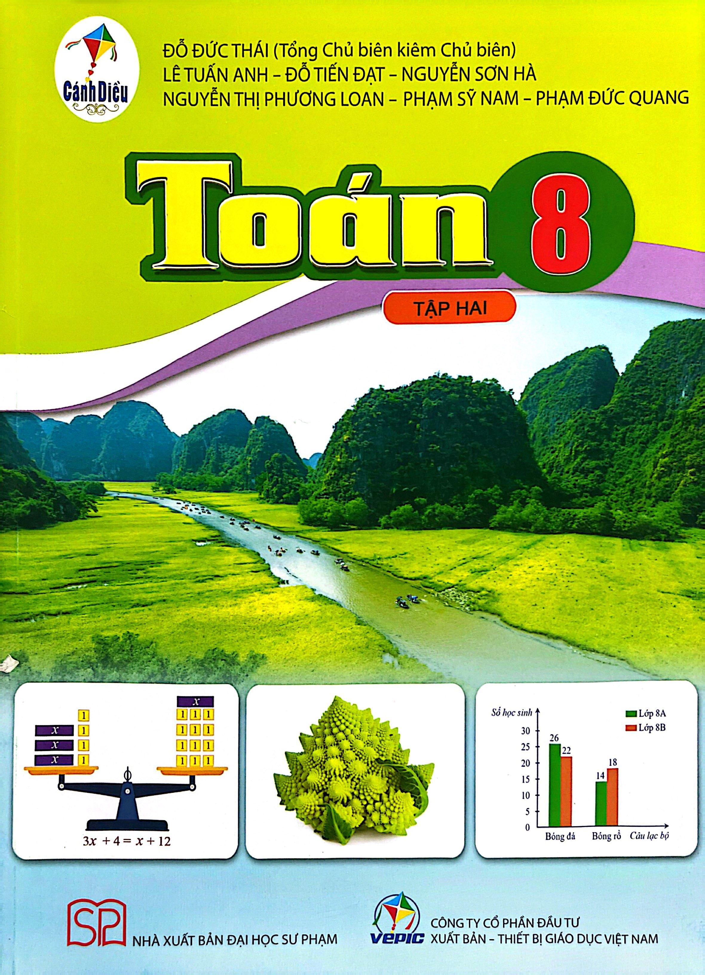 Bo
						
										
										Toan 8 - Tap 2 (Canh Dieu) (Chuan)