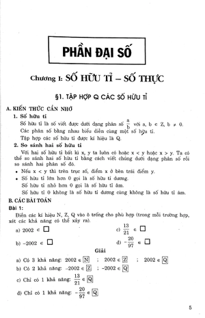bộ toán cơ bản và nâng cao 7 - tập 1