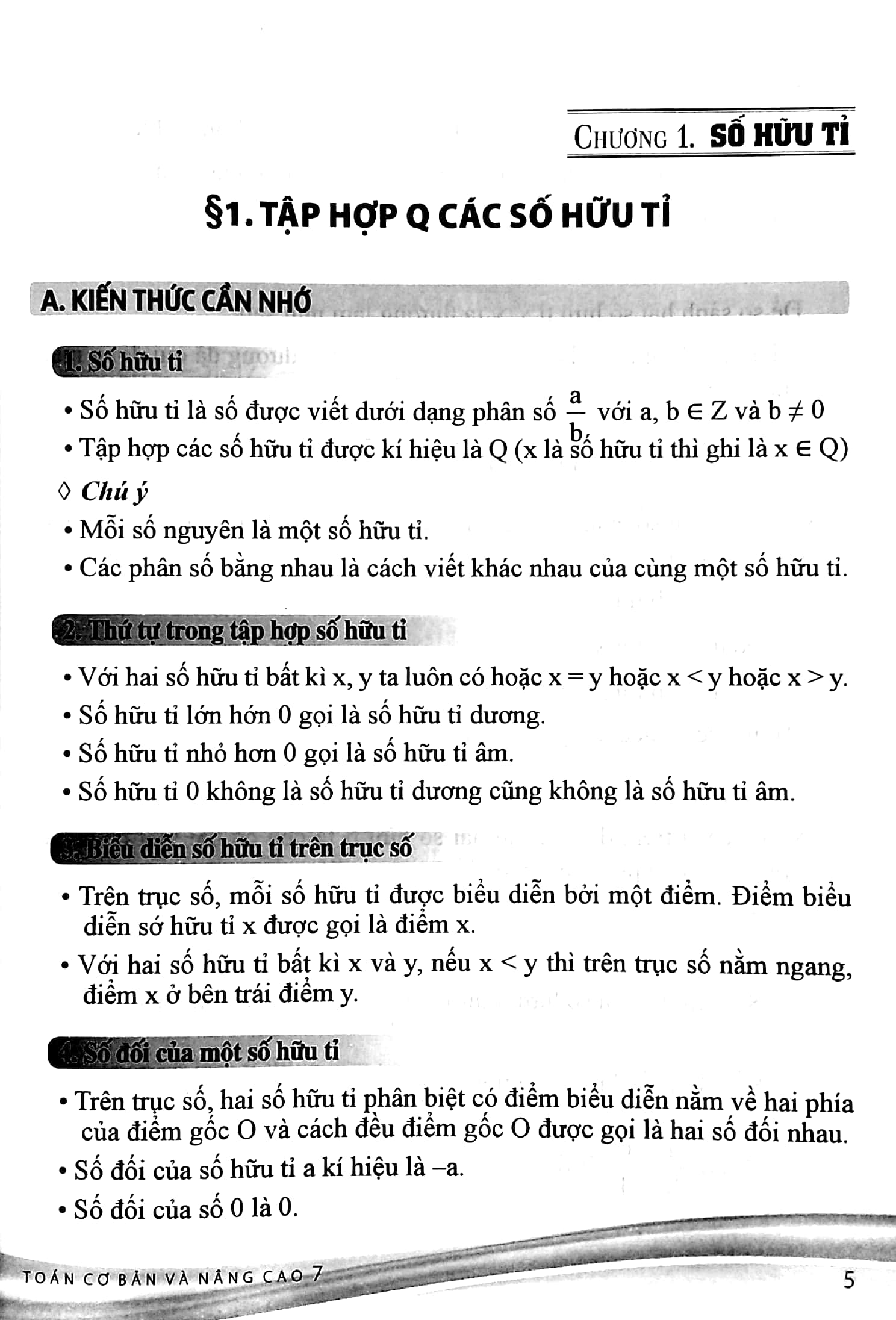 bộ toán cơ bản và nâng cao 7 - tập 1 (theo chương trình gdpt mới - dùng chung cho 3 bộ sách)