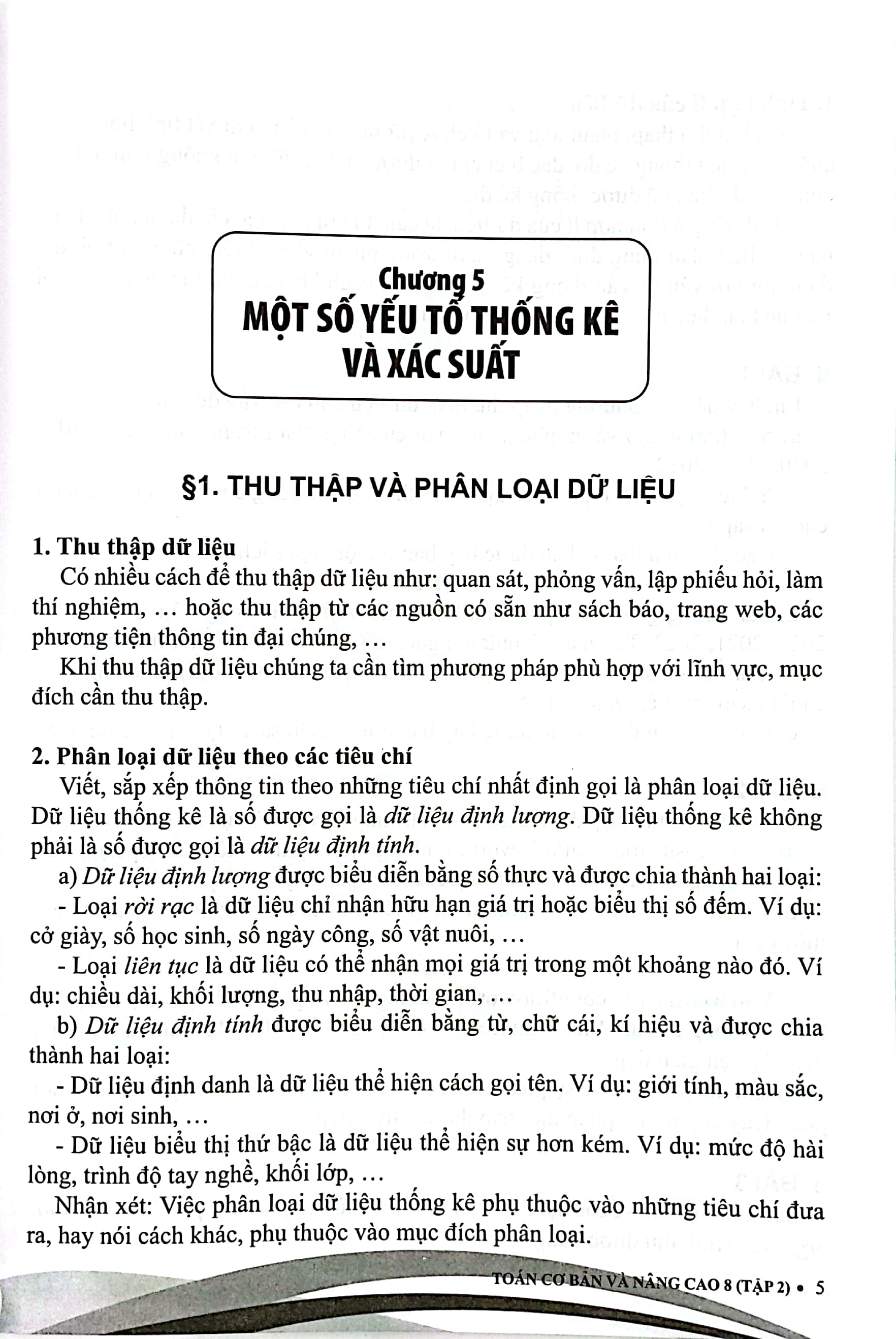 bộ toán cơ bản và nâng cao 8 - tập 2 (theo chương trình giáo dục phổ thông mới - dùng chung cho các bộ sgk hiện hành)