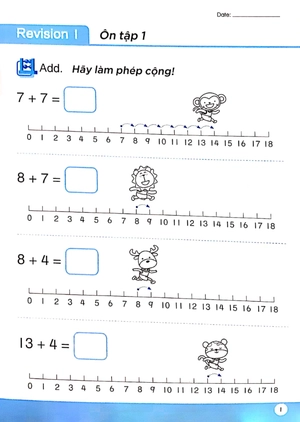 bộ toán song ngữ tiền tiểu học 6 - activity book