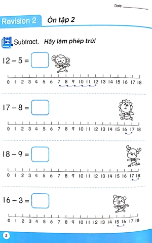 bộ toán song ngữ tiền tiểu học 6 - activity book