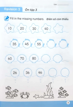 bộ toán song ngữ tiền tiểu học 6 - activity book