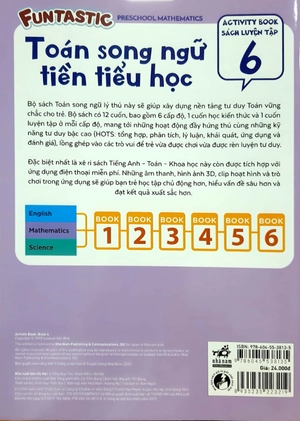 bộ toán song ngữ tiền tiểu học 6 - activity book