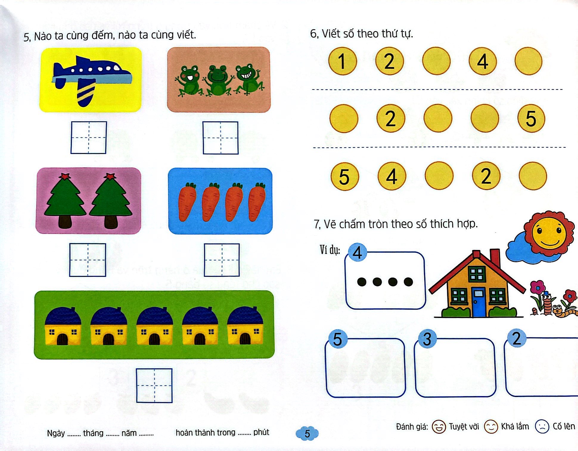 bộ toán tiền tiểu học - cộng trừ trong phạm vi 10 (tái bản 2023)