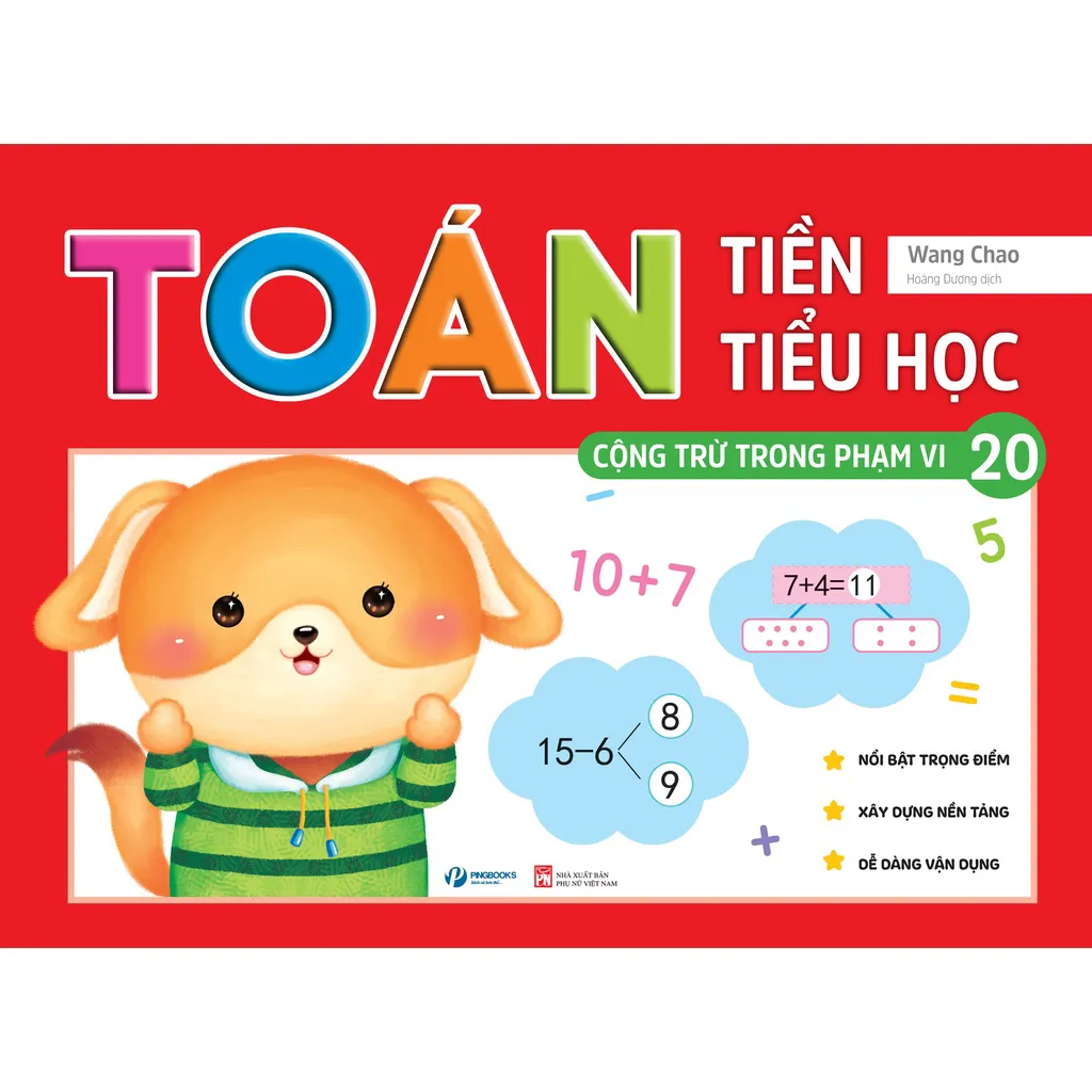 bộ toán tiền tiểu học - cộng trừ trong phạm vi 20 (tái bản 2023)