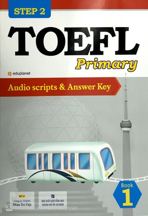 bộ toefl primary book 1 step 2 (kèm cd) - tái bản 2018
