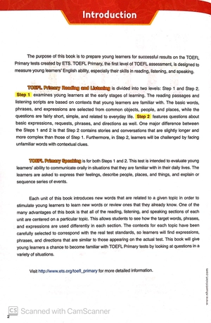 bộ toefl primary book 1 step 2 (kèm cd) - tái bản 2018
