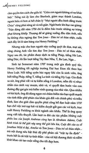 bộ tom jones - đứa trẻ vô thừa nhận (tập 1)