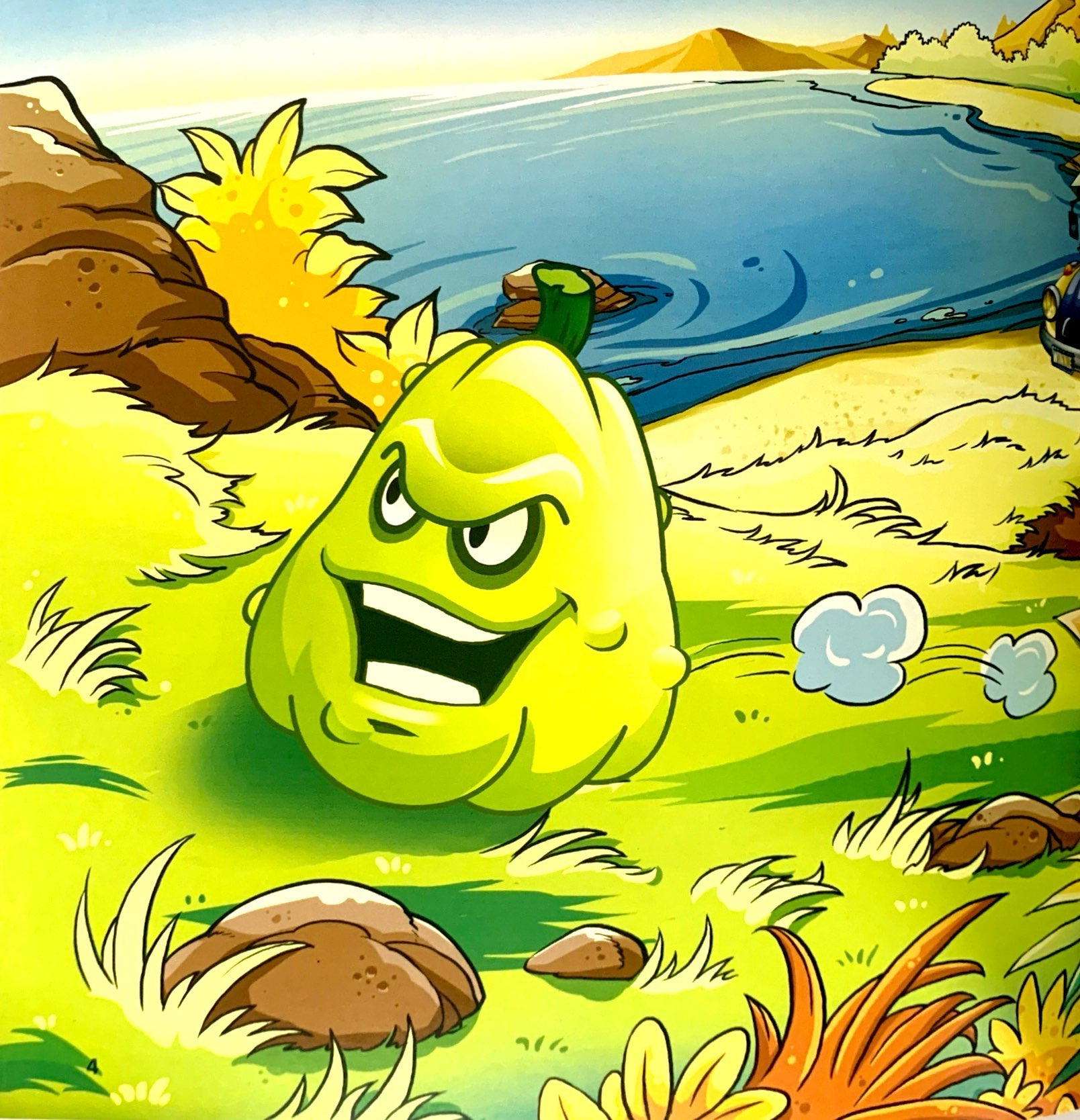 bộ trái cây đại chiến zombie - tập 22: trên đảo hoang (tái bản 2020)