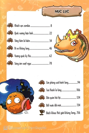 bộ trái cây đại chiến zombie - thế giới khủng long - tập 10: vương quốc ngủ say (tái bản)