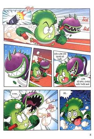 bộ trái cây đại chiến zombie - thế giới khủng long - tập 2: công viên khủng long (tái bản)