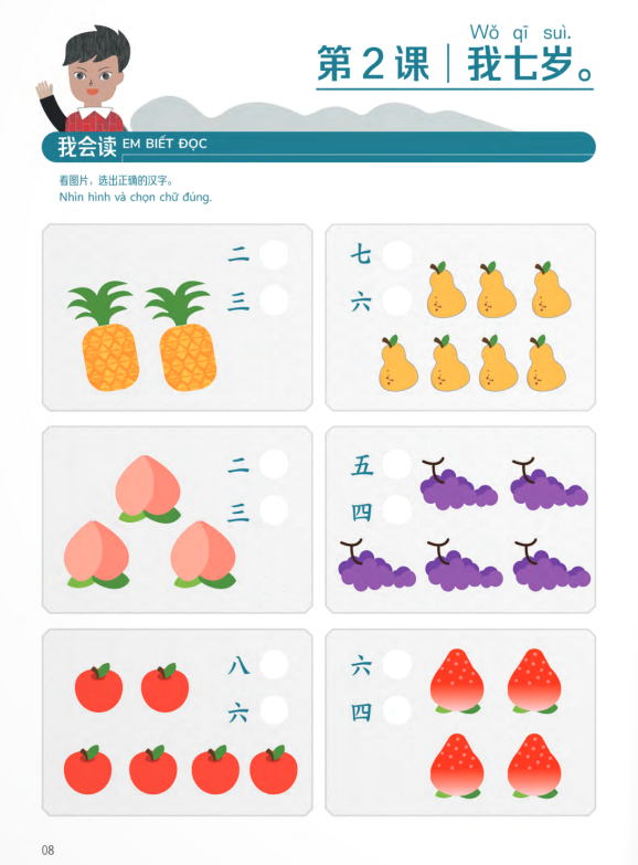 Bo
						
										
										Trai Nghiem Tieng Trung Danh Cho Hoc Sinh Tieu Hoc - Tap 1 - Sach Bai Tap