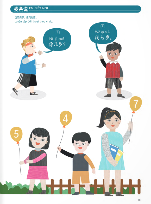 Bo
						
										
										Trai Nghiem Tieng Trung Danh Cho Hoc Sinh Tieu Hoc - Tap 1 - Sach Bai Tap