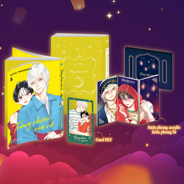 Bo
Trang Chieu Ruc Ro - Tap 8 - Ban Dac Biet - Tang Kem Clear Card + Binh Phong Acrylic