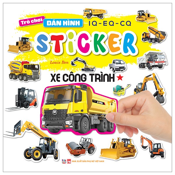 Bo
Tro Choi Dan Hinh IQ-EQ-CQ - Sticker - Xe Cong Trinh - Tap 1