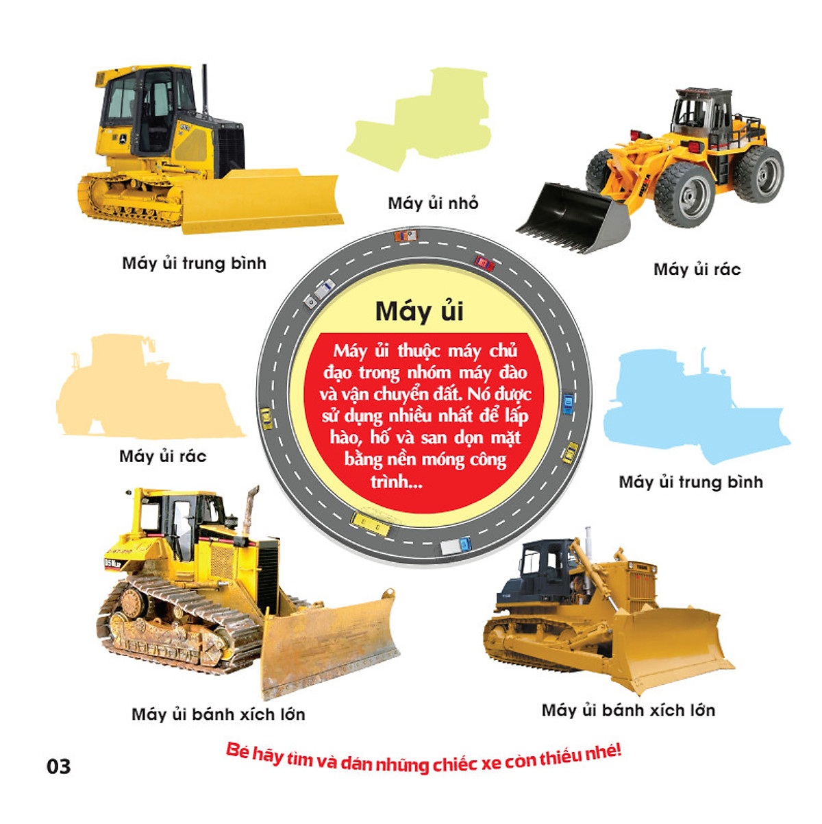 Bo
						
										
										Tro Choi Dan Hinh IQ-EQ-CQ - Sticker - Xe Cong Trinh - Tap 1