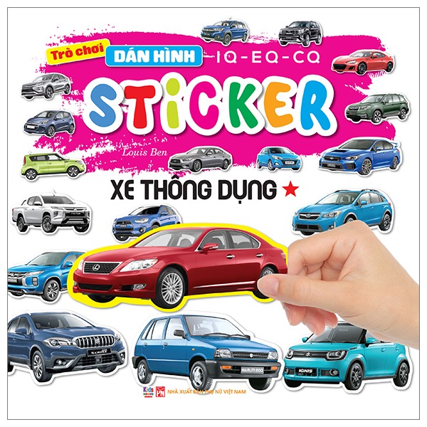Bo
						
										
										Tro Choi Dan Hinh IQ-EQ-CQ - Sticker - Xe Cong Trinh - Tap 2