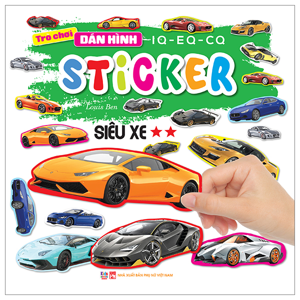 Bo
						
										
										Tro Choi Dan Hinh IQ-EQ-CQ - Sticker - Xe Cong Trinh - Tap 2