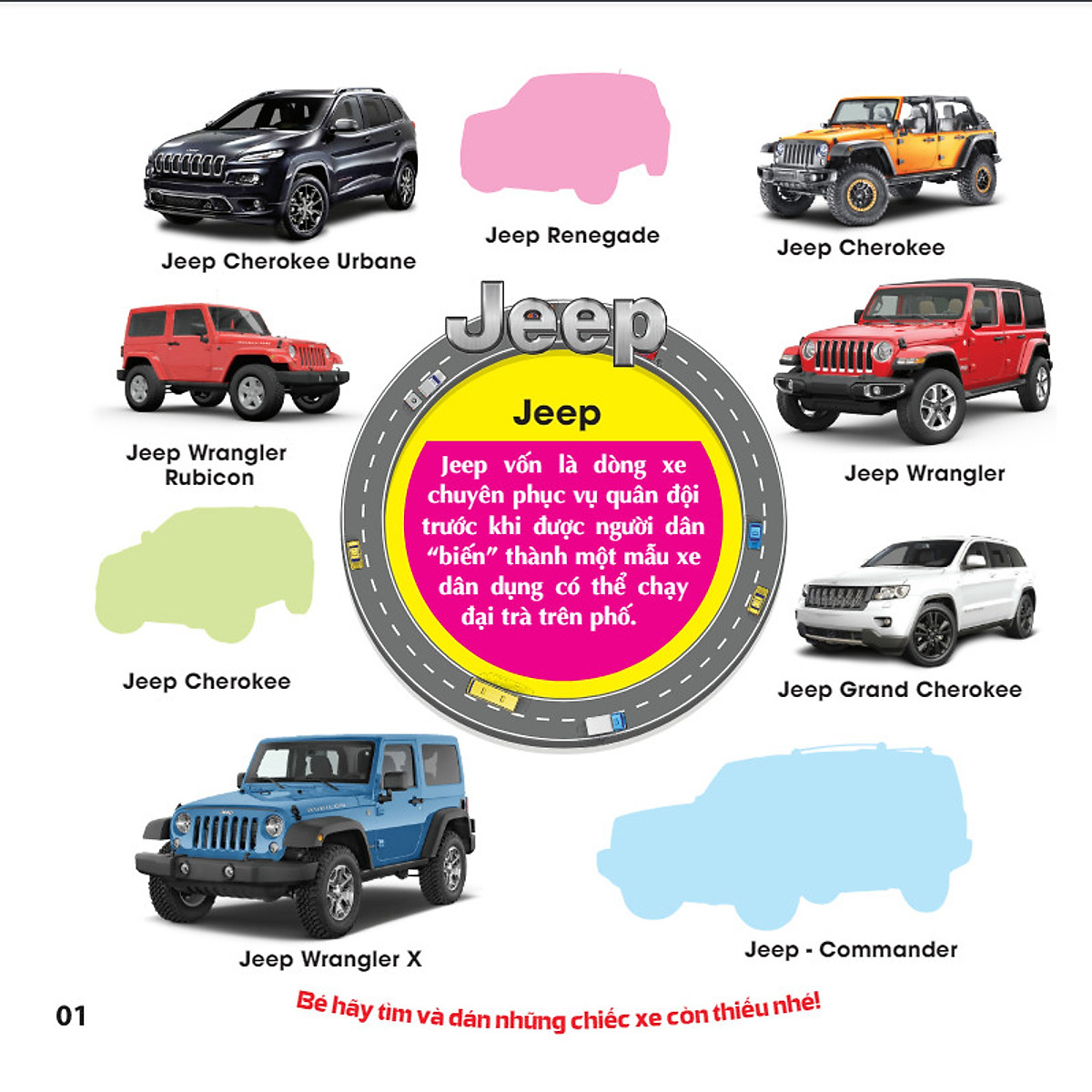 Bo
						
										
										Tro Choi Dan Hinh IQ-EQ-CQ - Sticker - Xe Thong Dung - Tap 1